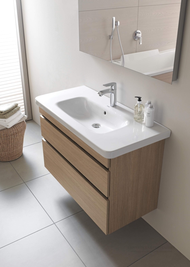 Раковина Duravit DuraStyle для мебели, 1200x480 мм, с переливом, с 1 отверстием под смеситель, цвет белый - изображение 1