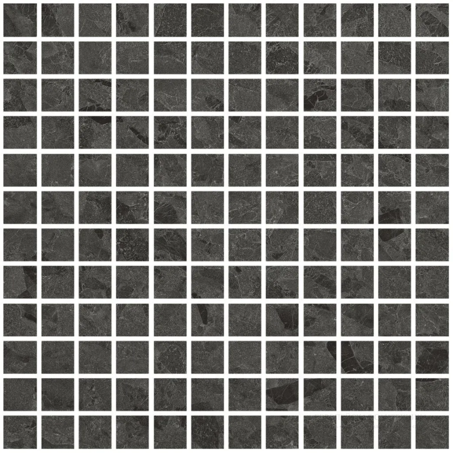 Living Ceramics Керамогранит Eme Anthracite Mosaic 25 Anti-slip 29,8x29,8