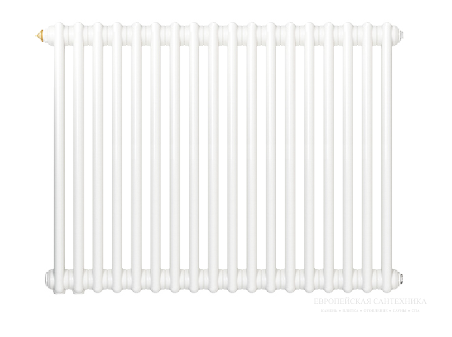 Радиатор отопления Zehnder Charleston 2-трубчатый 2050-18 секций 492x854x62 , нижнее подключение V001, белый Ral 9016 - изображение 1