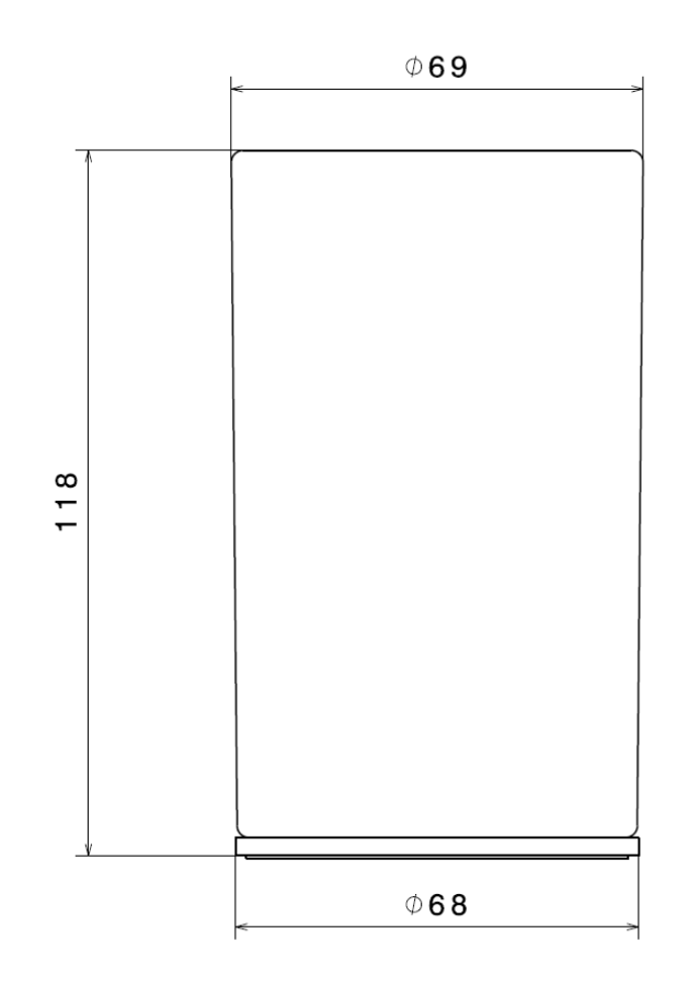 Стакан Newform Round accessories, настольный, керамика, цвет черный - изображение 1