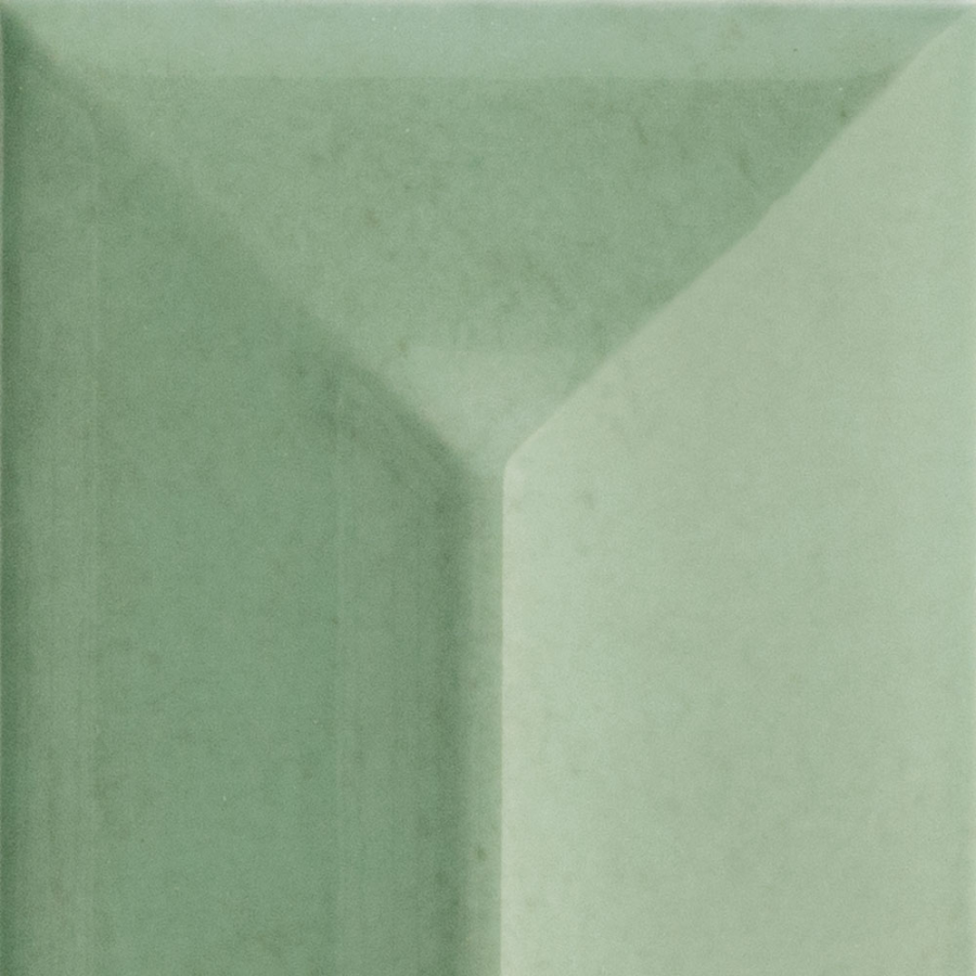 Sartoria Керамическая плитка Pop Ridge Verde Acqua Glossy 6.2x25