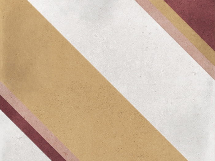 На изображении товар La Fabbrica Ava Керамическая плитка Small Smll Trend Diagonal Ocher 10X10 от официального представителя в Москве