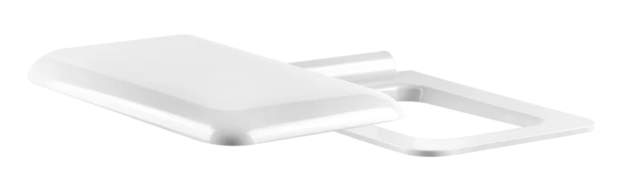 Сиденье для унитаза Gessi, из антибактериального полимера, цвет Chrome