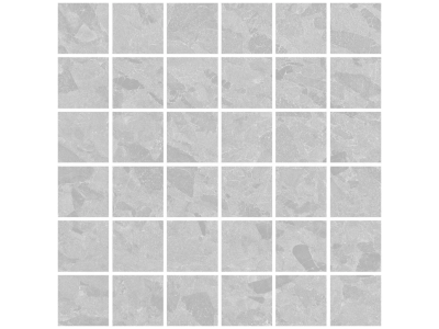 Living Ceramics Керамогранит Eme Light Grey Mosaic 55 Soft textured 29,8x29,8