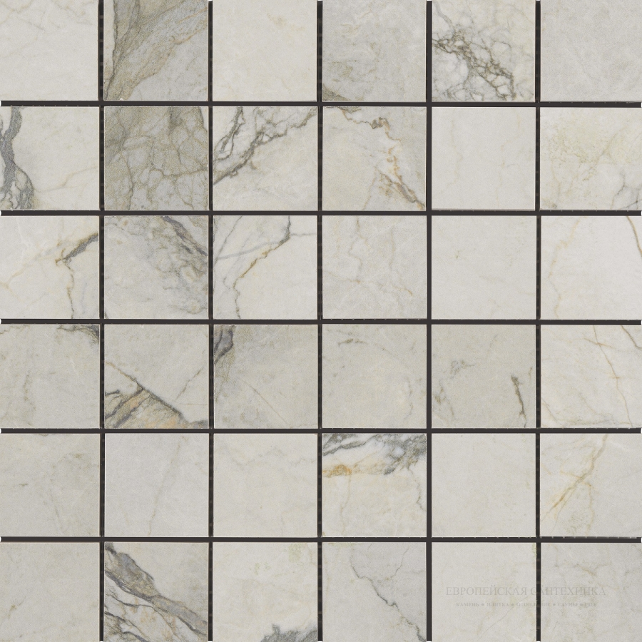 La Fabbrica Ava Керамогранит Bolgheri Stone Mosaico Sage nat\ret 30x30