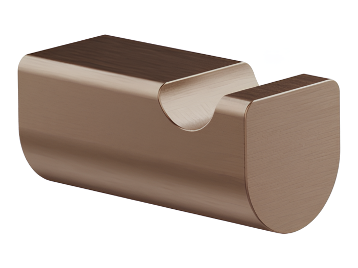На изображении товар Крючок Gessi Rilievo, настенный, цвет Copper Brushed PVD от официального представителя в Москве