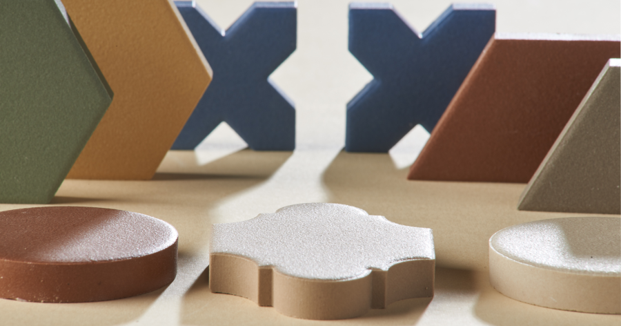 Etruria Керамогранит Xxs Rombo E 4X7 Su Rete Monocolore Mattone - изображение 3