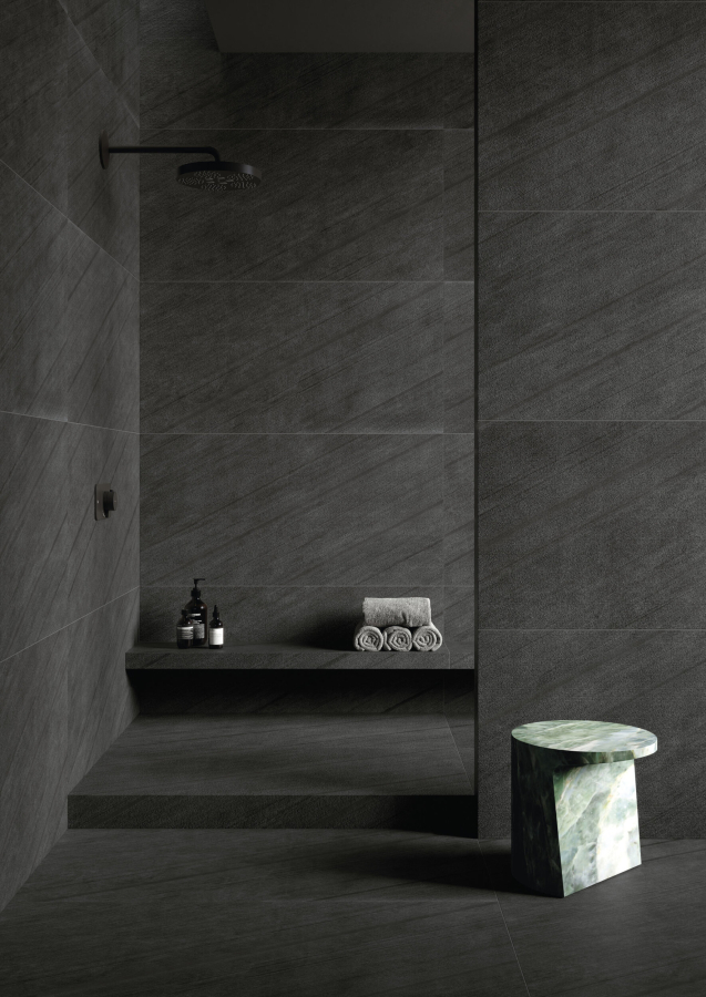 Iris Ceramica Керамогранит Victorian Stone Baycliff black structured 60x30 - изображение 1