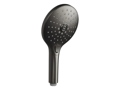 Душевая лейка Gessi Technical Accessories, 3-х позиционная, Ø130 мм, с кнопочным переключателем, цвет Black Metal Brushed PVD