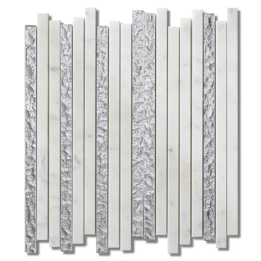 Sicis Смешанная мозаика Fibers Thick Biotite 288x331 mm