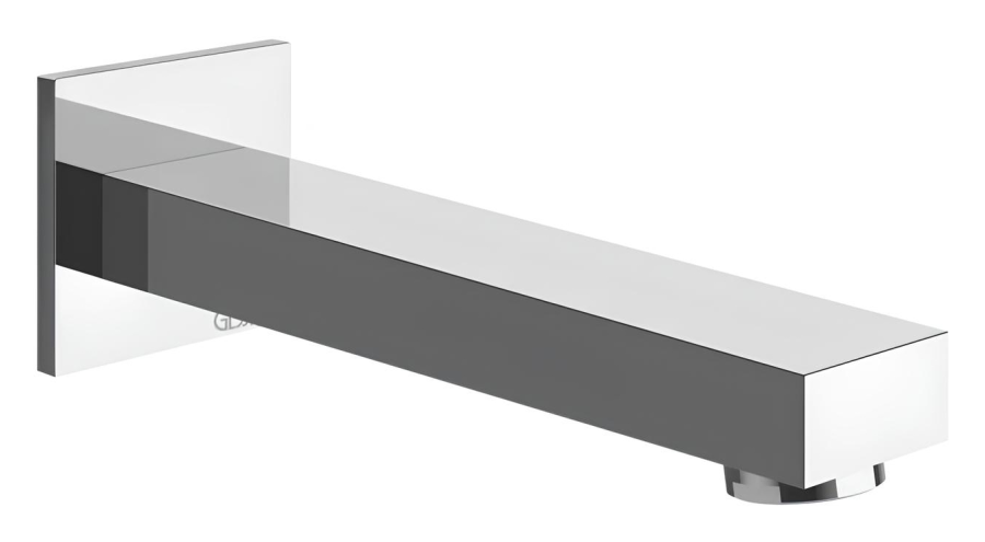 Излив для ванны Gessi Inverso, 180 мм, настенный, цвет Chrome