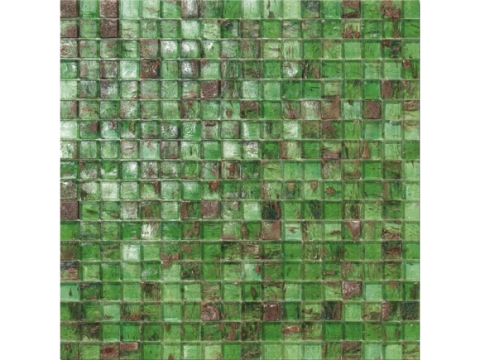 На изображении товар Sicis Стеклянная мозаика Firefly Irlanda chips size 15х15 mm sheet size 295x295 mm от официального представителя в Москве