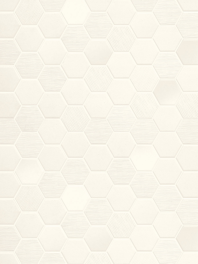 Terratinta Ceramics Мозаика, керамогранит Hexa Mix Matt, Glossy, Fabric Cotton Candy Mosaic 31.6x31.6 (4.3x3.8) / 4.0