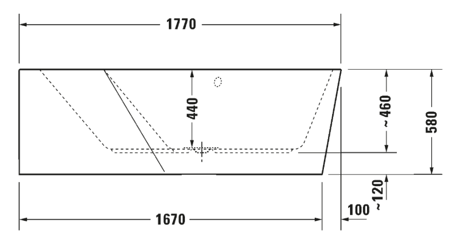Ванна Duravit Paiova 5, 1770x1300 мм, гидромассаж Combi-System E, в левый угол, с двумя разными наклонами спинки, с бесшовной акриловой панелью, цвет белый - изображение 5