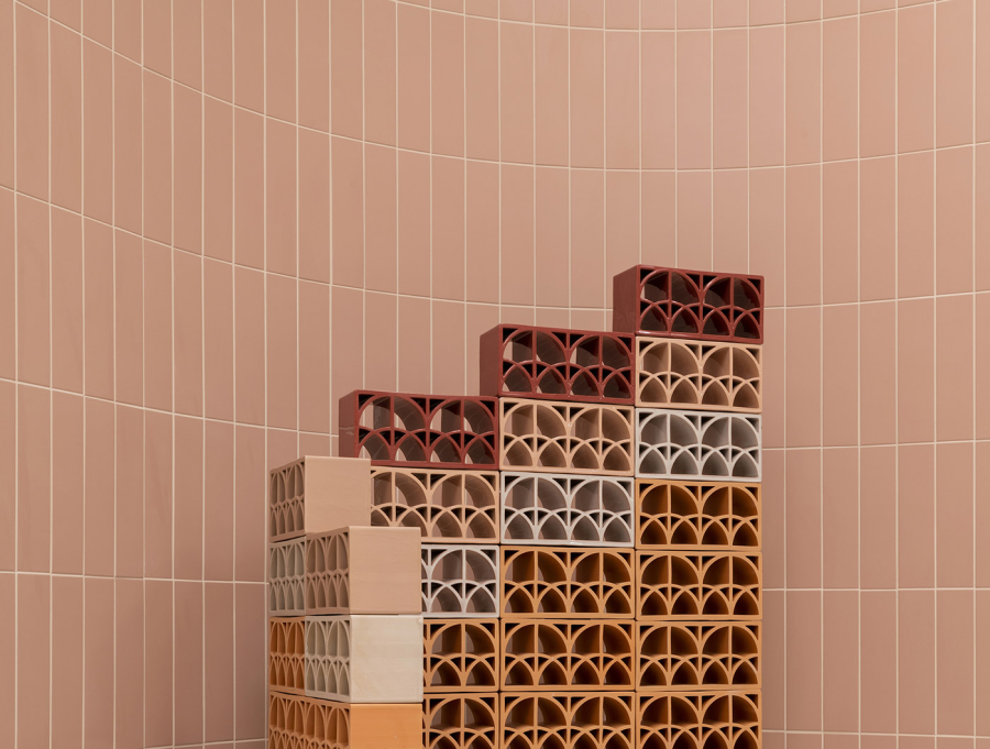 Sartoria Керамика Split  Loop Peach dust Glossy 12x23.8 - изображение 7