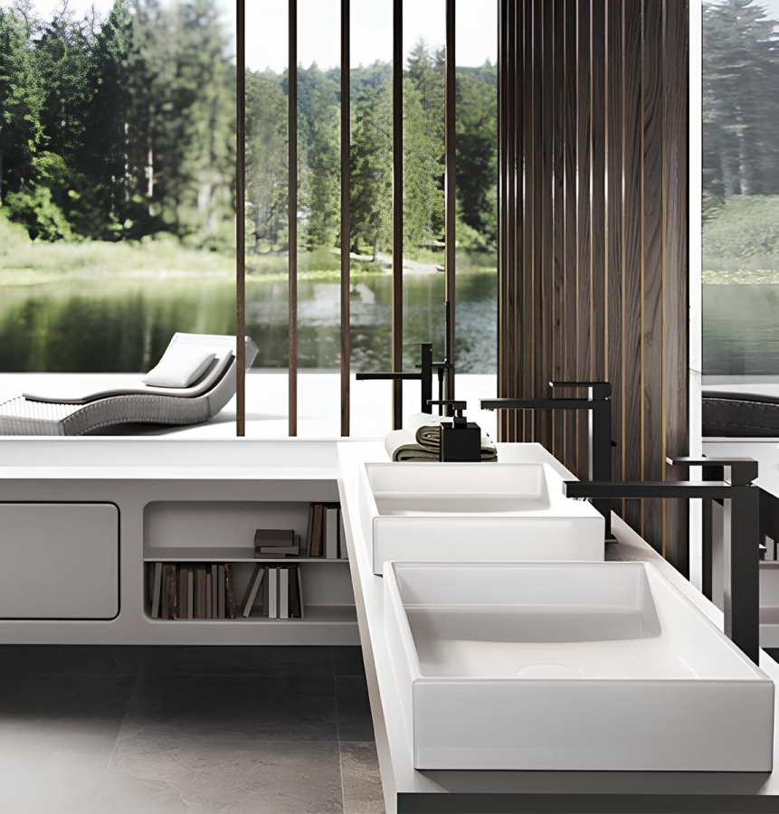 Дозатор для жидкого мыла Gessi Rettangolo, настольный, цвет Black Metal Brushed PVD - изображение 1