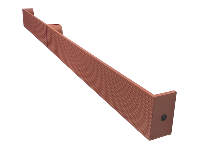 На изображении товар Полотенцесушитель Antonio Lupi Stecca, 900 х 120 мм, цвет Terracotta Goffrato от официального представителя в Москве
