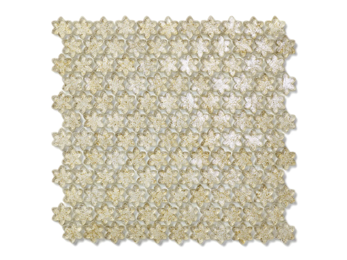 На изображении товар Sicis Смальтовая мозаика Petites Fleurs F24 Astromelia sheet-size 316x293 mm от официального представителя в Москве