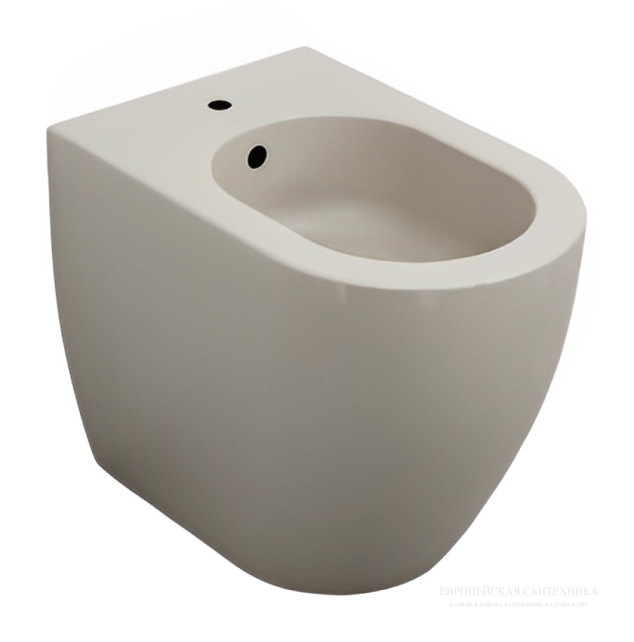 Биде Cielo Smile 350х530 мм, напольное, 1 отверстие для смесителя, цвет Avena