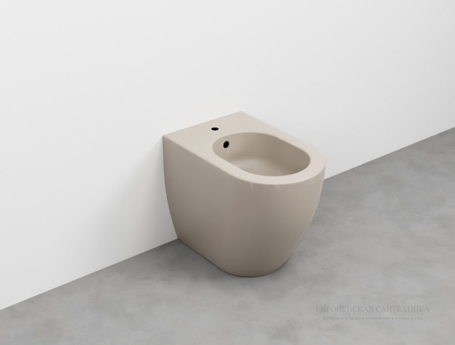 Биде Cielo Smile 350х530 мм, напольное, 1 отверстие для смесителя, цвет Avena - изображение 1