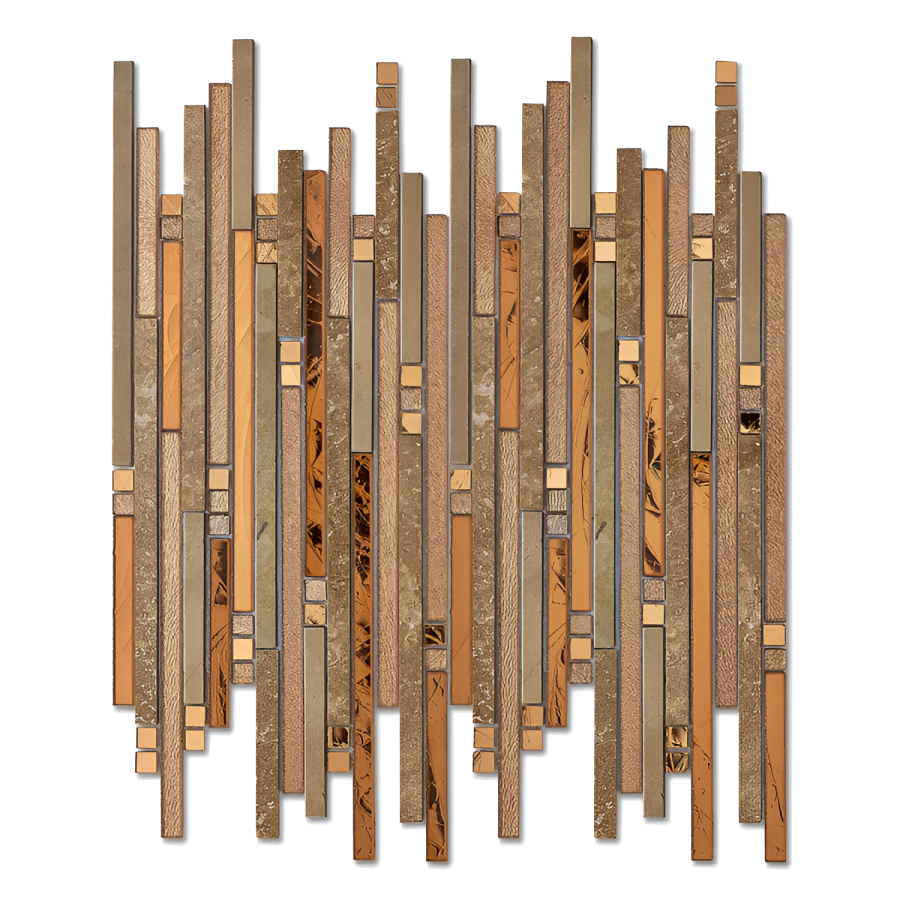 Sicis Стеклянная мозаика Fibers Thin Wood 286x325 mm