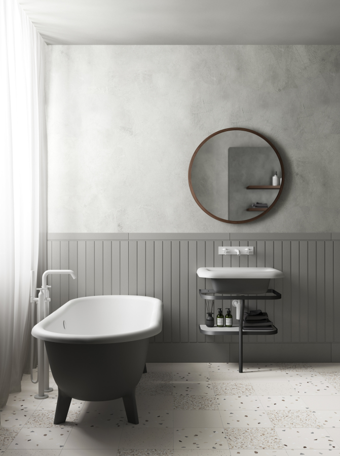 Micro. Керамогранит Perlinato Large board White 17x100 - изображение 12