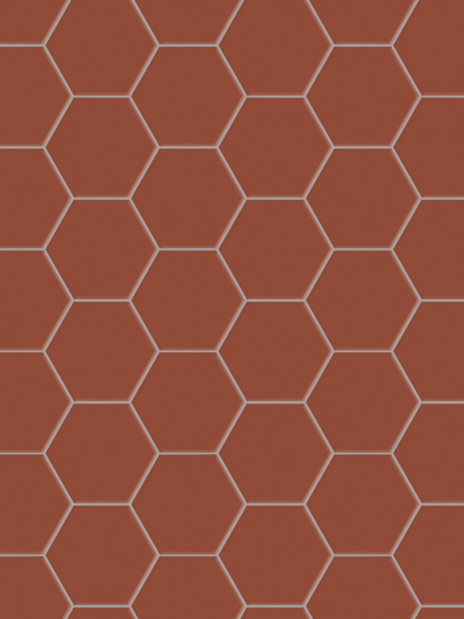 Terratinta Ceramics Керамогранит Hexa Floor Matt Rusty Red Hexagon 14x16 / 8.5