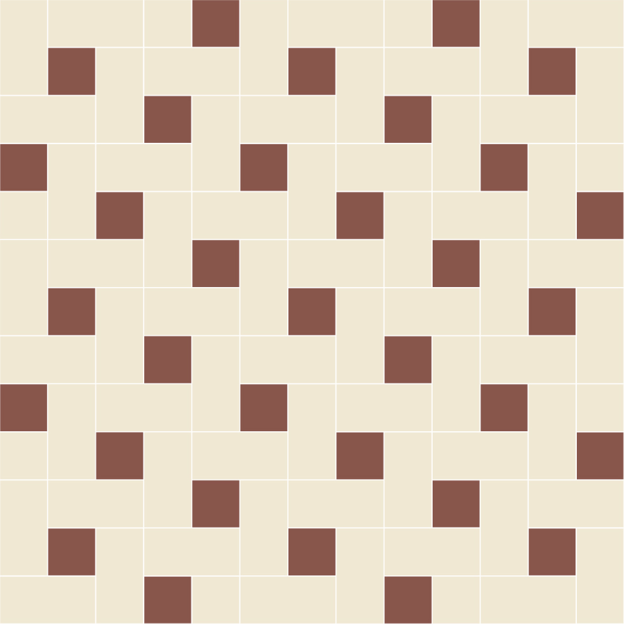 Micro. Керамогранит Victorian Winchester on mesh 33,7x33,7/6 (1уп=0.68 м2=6 шт)