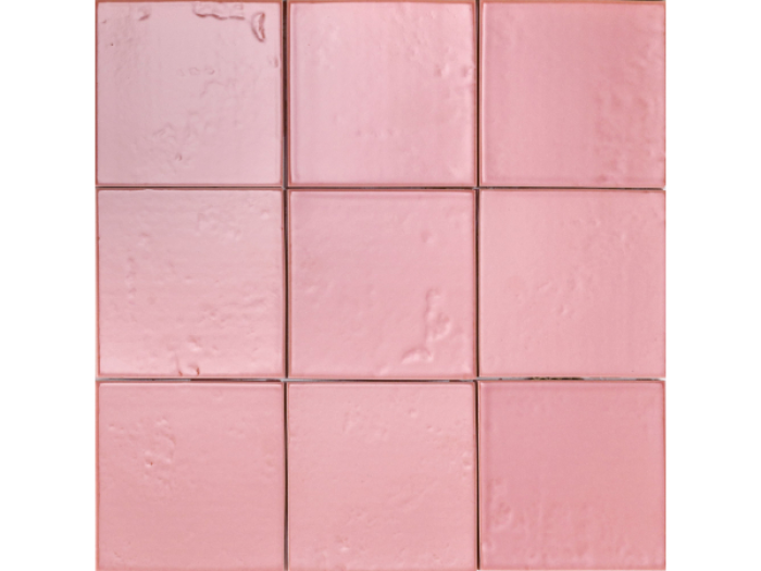 На изображении товар Sartoria Керамическая плитка Artigiana I Quadrati 02 Rosa Glossy 11x11 от официального представителя в Москве