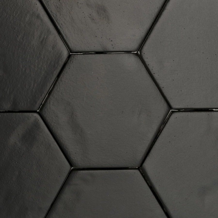 Sartoria Керамическая плитка Artigiana Le Esagone 10 Nero Matt 12.1x14