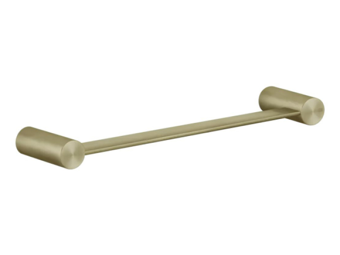 На изображении товар Полотенцедержатель Gessi316, настенный, L300 мм, цвет Brushed Brass PVD от официального представителя в Москве