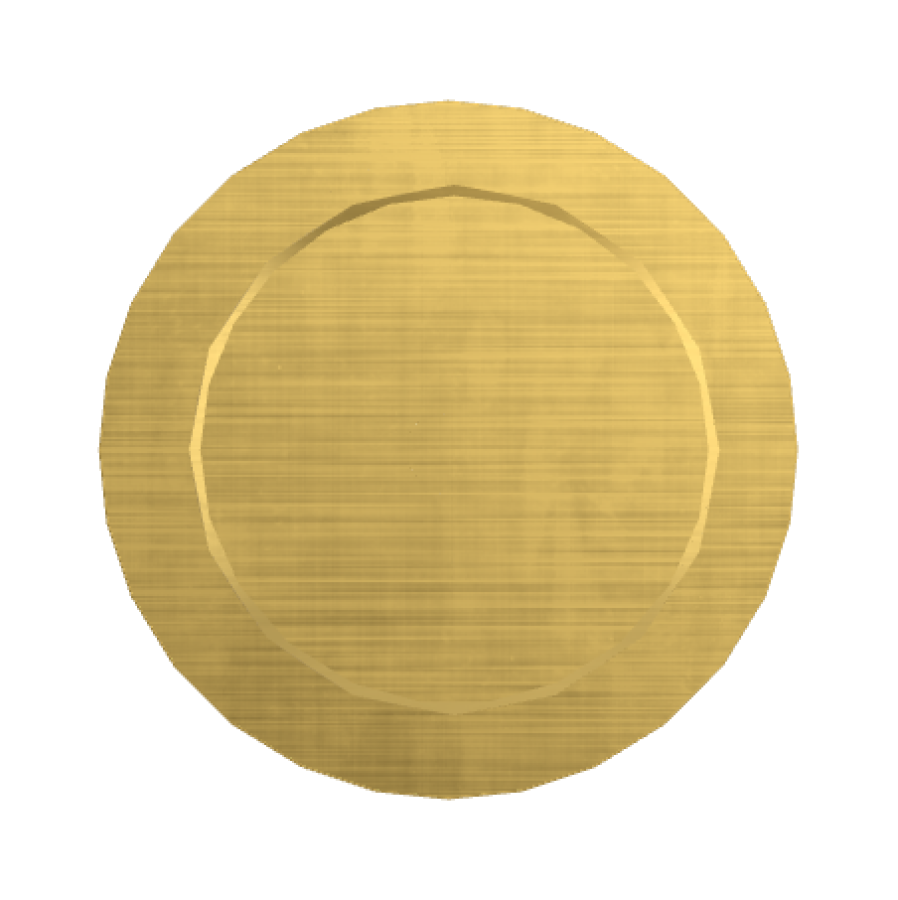 Смеситель для душа Carlo Frattini Spillo Tech, ручка X Collection, Ø70 мм, внешняя часть, цвет брашированное золото - изображение 1