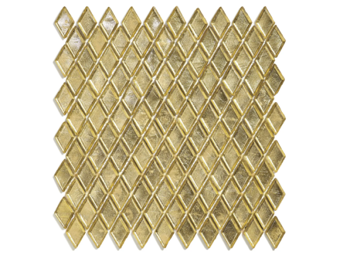 На изображении товар Sicis Стеклянная мозаика Diamond ITEM 02 Buvango chips size 23х40 mm sheet size 259x266 mm от официального представителя в Москве