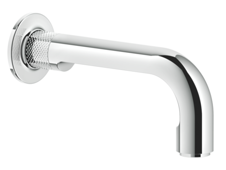 Излив для ванны Gessi Inciso, настенный, заказывается отдельно смеситель удаленного управления, цвет хром - изображение 1
