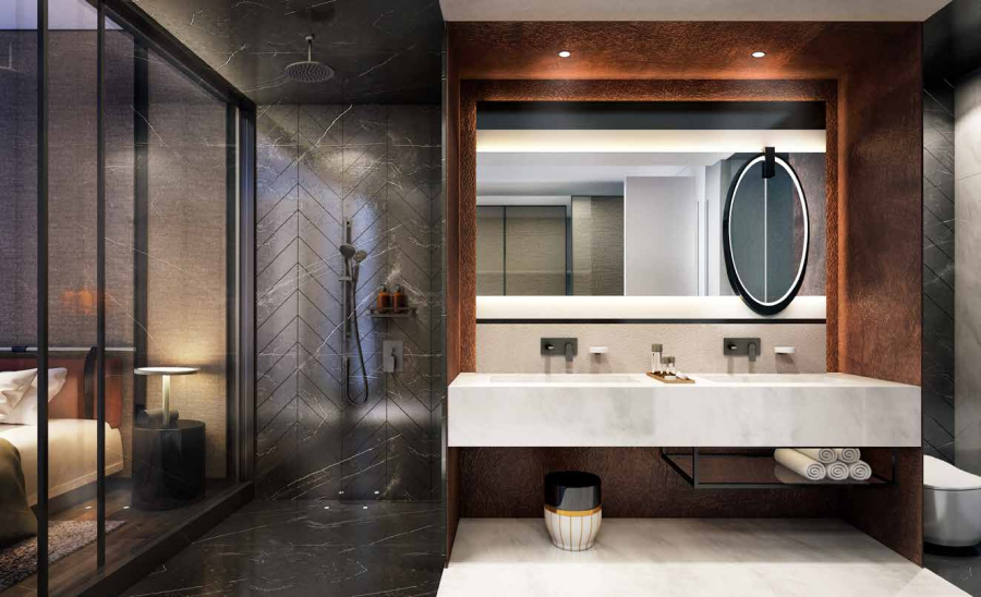 Душевая лейка Gessi, Ø130 мм, 3-х позиционная, с кнопочным переключателем, цвет Matte Black - изображение 1