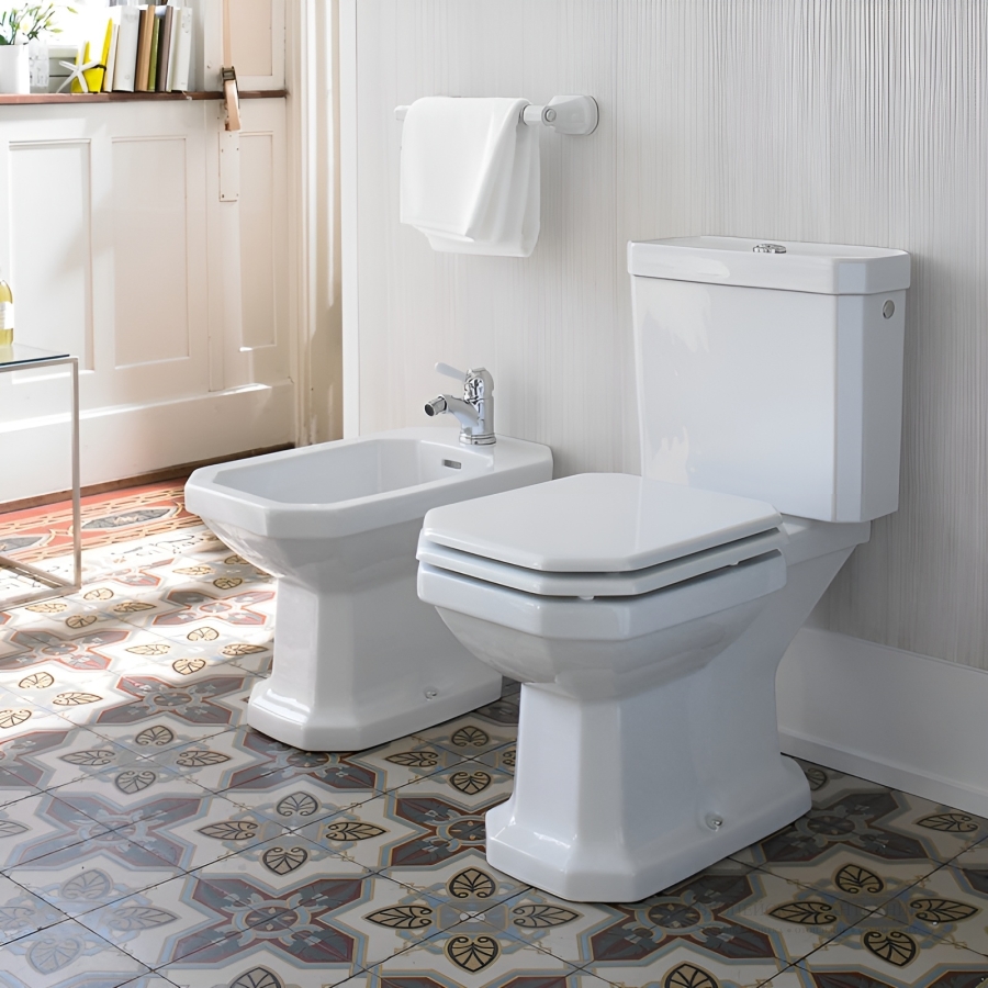 Бачок моноблока Duravit Series 1930, 430х175 мм, для подключения воды снизу слева, цвет белый глянцевый - изображение 2