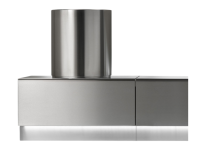 Раковина CeaDesign Washbasins, накладная, высокая, Ø 425хh-470 мм, с переливом и сифоном up & down, сталь, цвет Black Diamond полированный