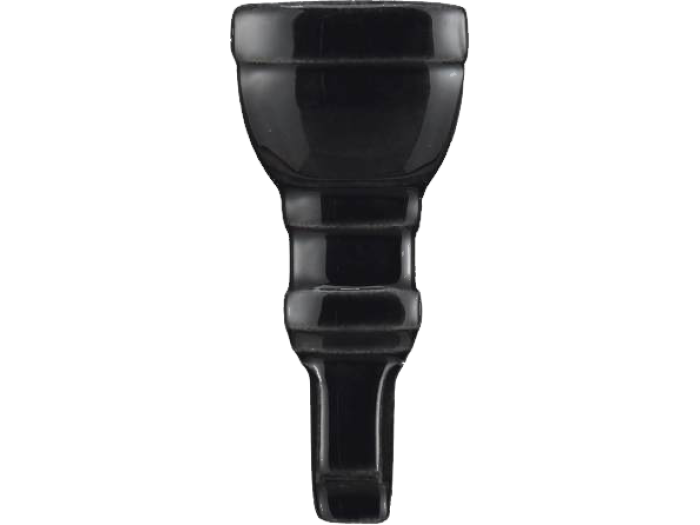 На изображении товар CERAMICHE GRAZIA Угловой элемент FORMAE ANGOLO FINALE FIDIA 10X2,5 EBONY от официального представителя в Москве