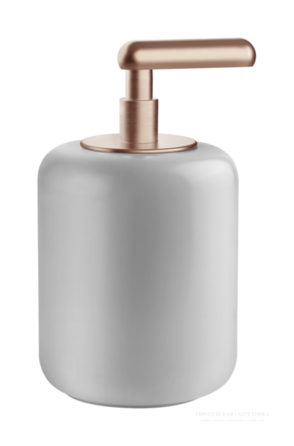 Дозатор Gessi Goccia, настольный, цвет White/Copper Brushed Ghrc