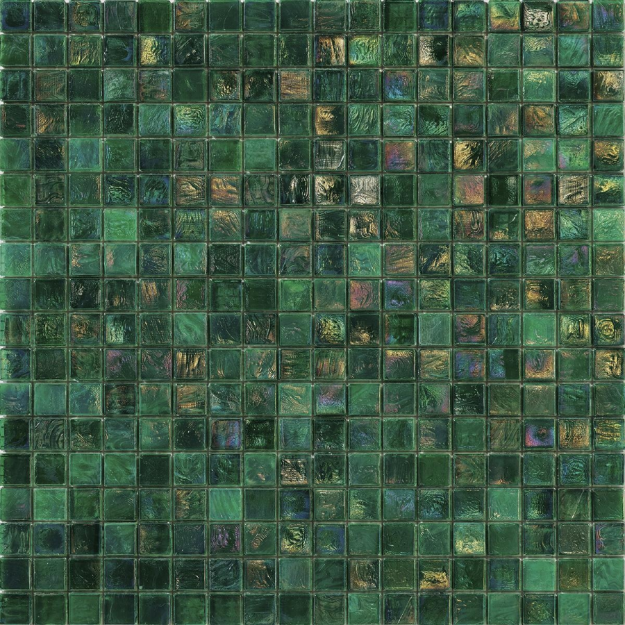 Sicis Стеклянная мозаика Iridium Fern 4 chips size 15х15 mm sheet size 295x295 mm