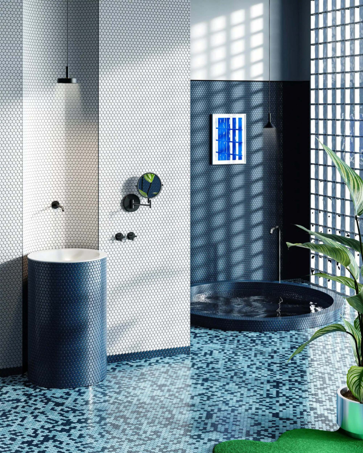 Appiani Керамическая мозаика Eden XEDN6M2 matt 30x30 (2.5x2.8 ) - изображение 10