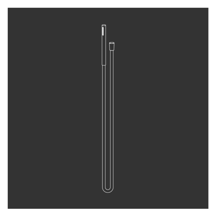 Душевая лейка CeaDesign Showers and brackets, без подключения к воде, 18 мм, шланг в цвете Petroleum Green, сталь, цвет сатинированная сталь