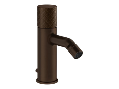 На изображении товар Смеситель для биде Gessi Habito, с донным клапаном, цвет Dark Bronze от официального представителя в Москве