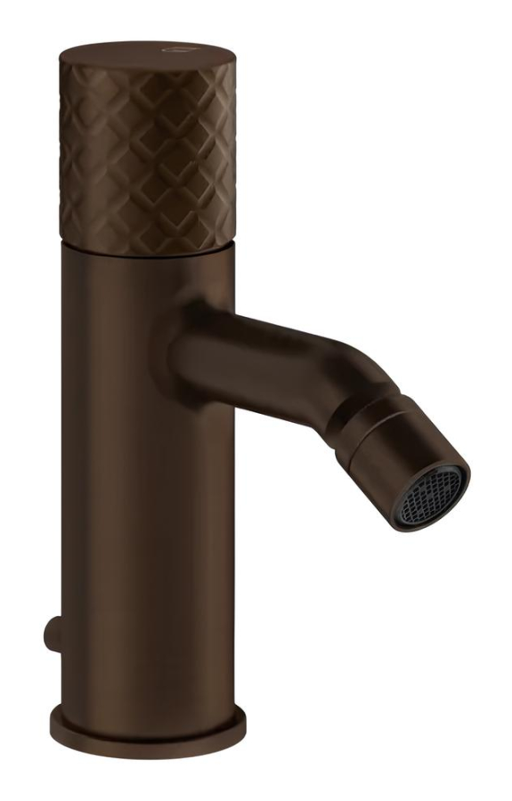 Смеситель для биде Gessi Habito, с донным клапаном, цвет Dark Bronze