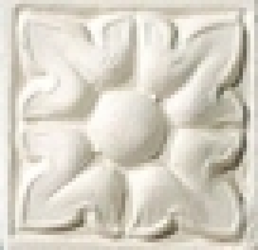CERAMICHE GRAZIA  Вставка AMARCORD TOZZETTO IGEA 3X3 BEIGE MATT.