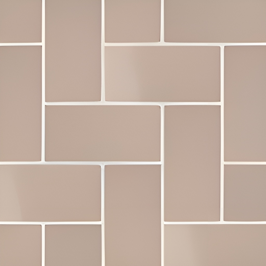 Micro. Керамогранит Microtiles Herringbone Mix Glaze Terracotta 40,2x40,2