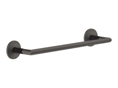 Полотенцедержатель Gessi Ingranaggio, L350 мм, цвет Black Metal Brushed PVD