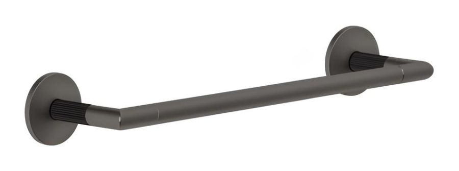 Полотенцедержатель Gessi Ingranaggio, L350 мм, цвет Black Metal Brushed PVD