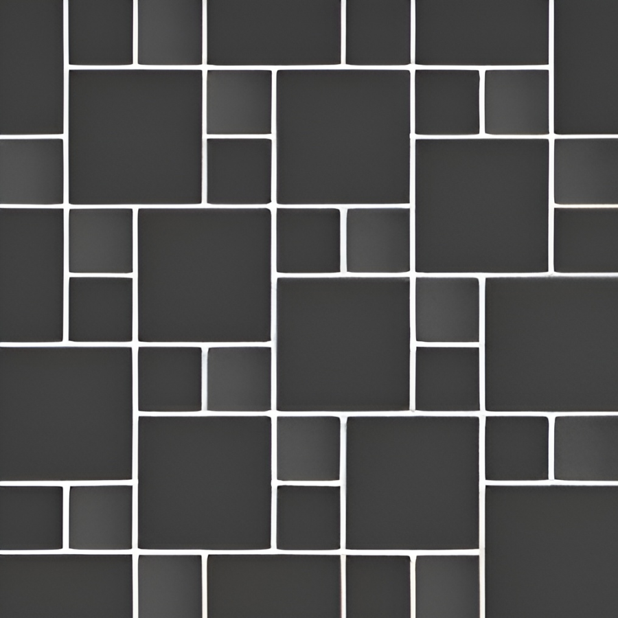 Micro. Керамогранит Microtiles Double Mix Glaze Black 30,1x30,1