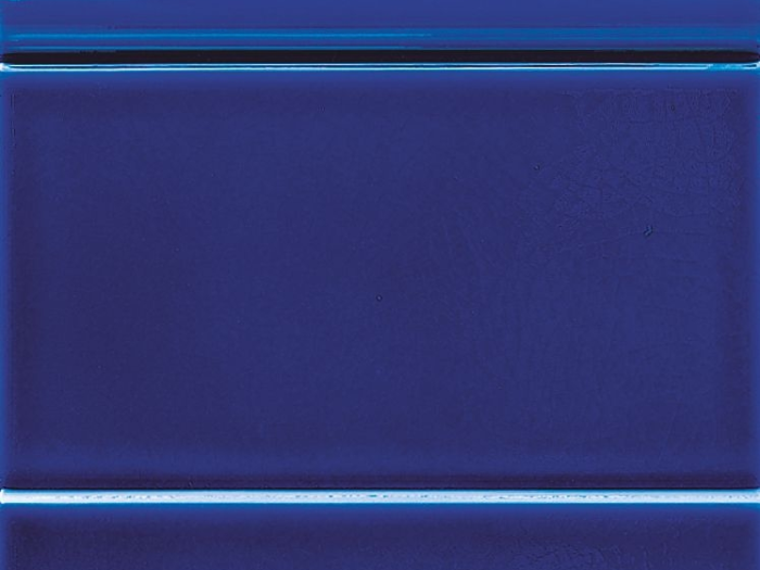 На изображении товар CERAMICHE GRAZIA Плинтус EPOQUE ZOCCOLO 20X20 DIAMANTATO COBALT CRAQUELE от официального представителя в Москве
